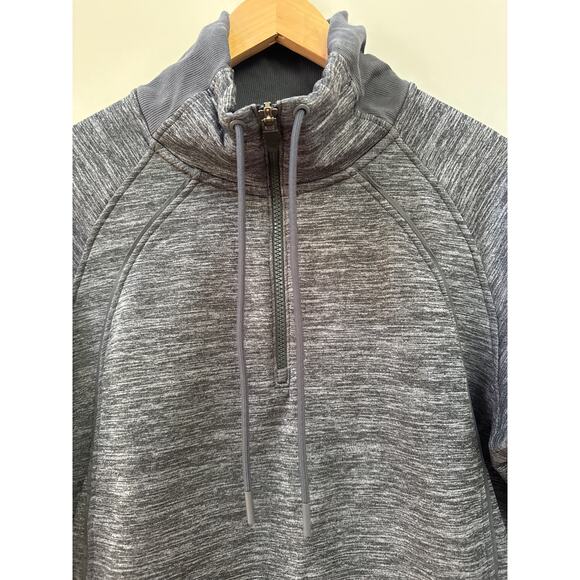 Athleta Grey Women's Altitude Pullover Sweatshirt Top Size Small Athleisure - Picture 4 of 7